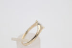 9ct Gold Girls Signet Ring with Diamond