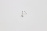 9ct White Gold Genuine Diamond Nose Stud 0.01ct