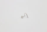 9ct White Gold Genuine Diamond Nose Stud 0.01ct
