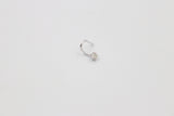 9ct White Gold Genuine Diamond Nose Stud 0.01ct