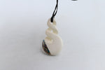 Bone Double Twist Pendant - BC002