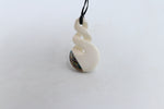Bone Double Twist Pendant - BC002