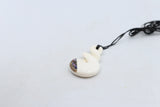 Bone Double Twist Pendant - BC002
