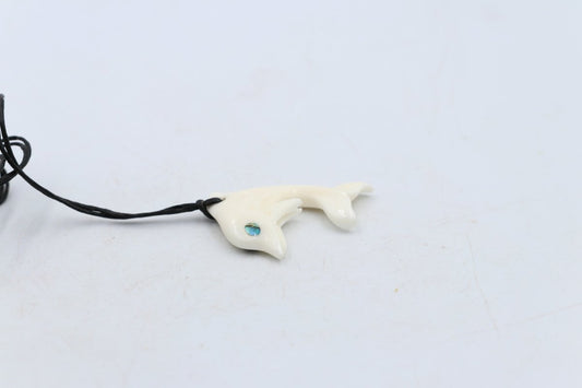 Bone Stylized Hook Pendant - BC081