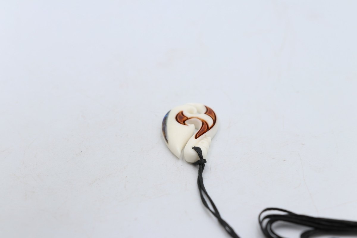 Bone Stylized Hook Pendant - BC081