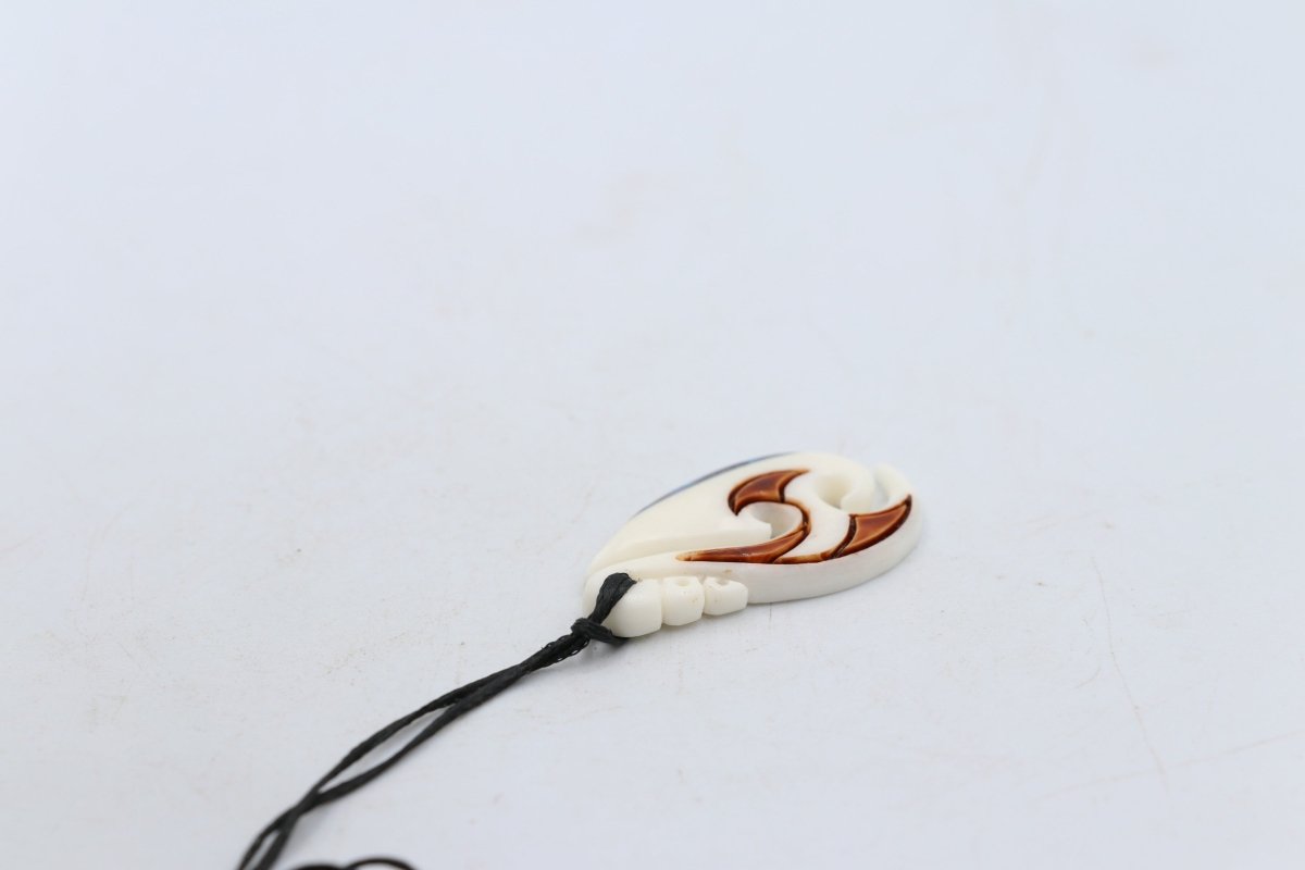 Bone Stylized Hook Pendant - BC081