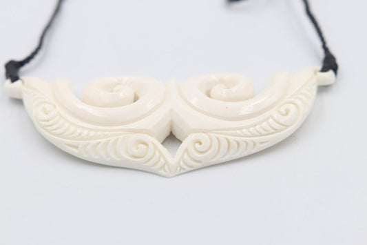 Bone Koru pendent