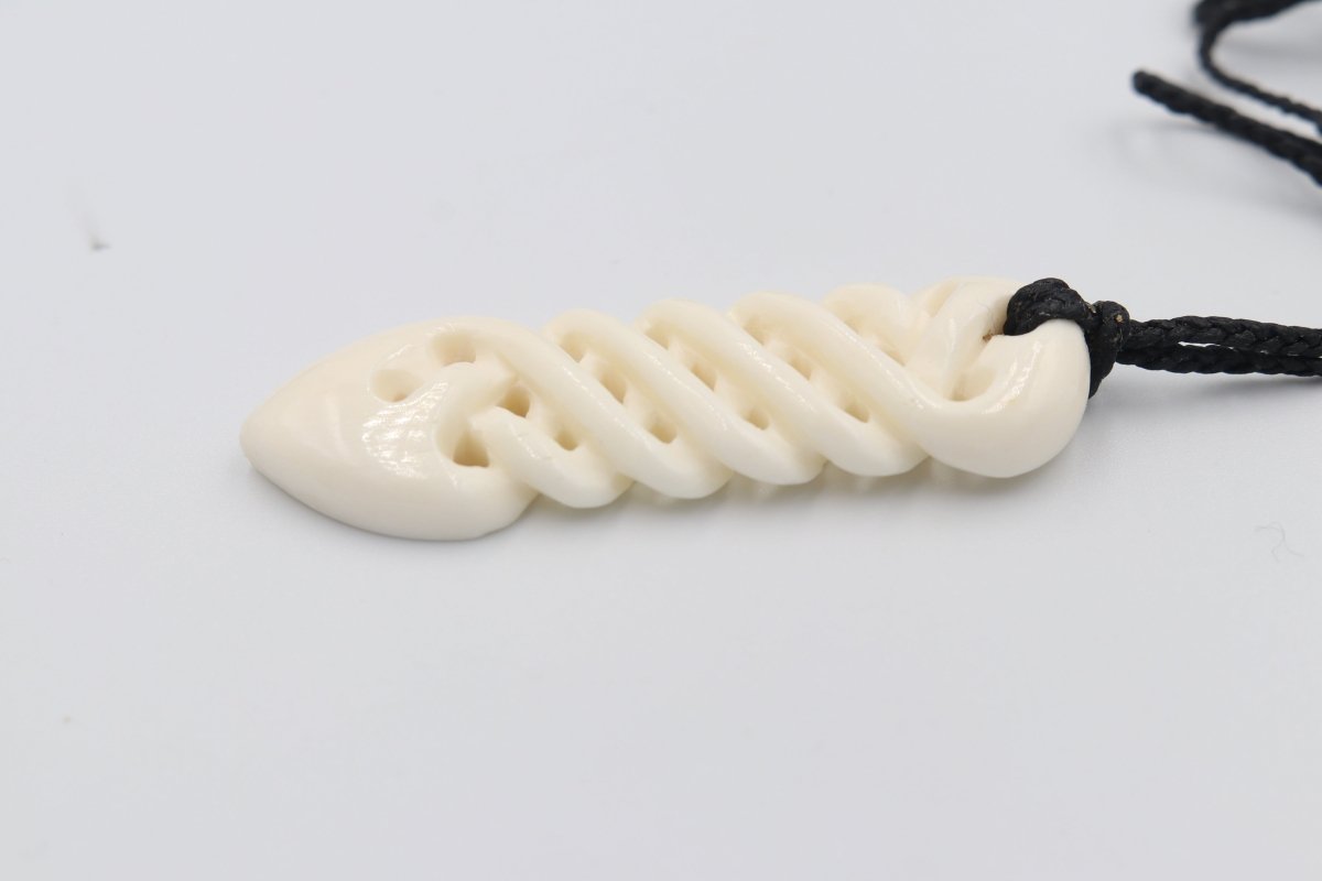 Bone Twist Pendent