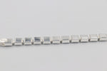 Sterling Silver Cube Link Bracelet