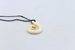 Bone Single Twist with Koru Pendant - BC085