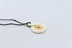 Bone Single Twist with Koru Pendant - BC085