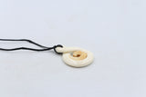 Bone Single Twist with Koru Pendant - BC085