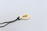 Bone Single Twist with Koru Pendant - BC085