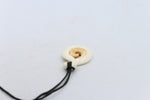 Bone Single Twist with Koru Pendant - BC085