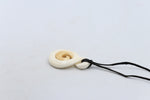 Bone Single Twist with Koru Pendant - BC085