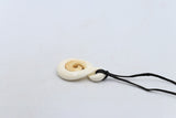 Bone Single Twist with Koru Pendant - BC085