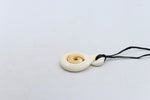 Bone Single Twist with Koru Pendant - BC085