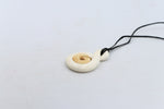 Bone Single Twist with Koru Pendant - BC085