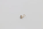 9ct Gold Genuine Diamond Nose Stud  0.16 Diamond