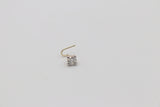 9ct Gold Genuine Diamond Nose Stud  0.16 Diamond