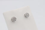 10K Gold Diamond Studs TDW 1.00ct