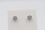 10K Gold Diamond Studs TDW 1.00ct