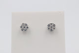 10K Gold Diamond Studs TDW 1.00ct
