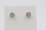 10K Gold Diamond Studs TDW 1.00ct