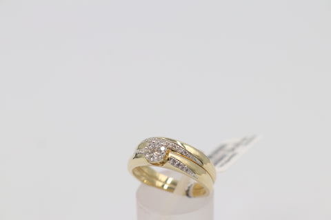 10K Gold Diamond  Set ring with 0.25carat of Diamonds