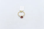 9ct Gold Garnet & Diamond ring DA45GAR