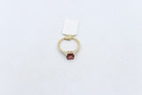 9ct Gold Garnet & Diamond ring DA45GAR