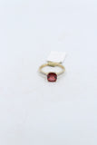 9ct Gold Garnet & Diamond ring DA45GAR