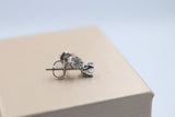 14K Gold Diamond Studs TDW 0.25 ct