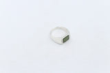 Stg Silver Ring with New Zealand Greenstone 311ALX