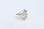 Stg Silver Heavy New Zealand Shilling Coin Ring