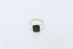 Stg Silver Ring with New Zealand Onyx 76ALX