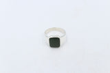 Stg Silver Ring with New Zealand Onyx 76ALX