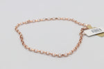 9ct Rose Gold Belcher Link Anklet