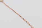 9ct Rose Gold Belcher Link Anklet