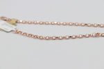 9ct Rose Gold Belcher Link Anklet