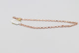 9ct Rose Gold Belcher Link Anklet