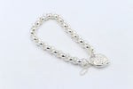 Stg Silver Handmade belcher Bracelet with Filigree Heart