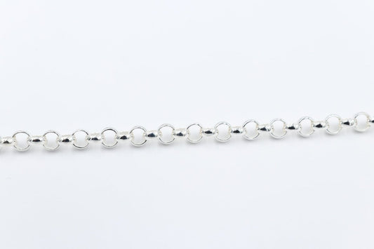 Stg Silver Handmade belcher Bracelet