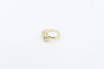 9ct Gold Diamond set Cladder Ring