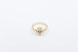 9ct Gold Diamond set Cladder Ring