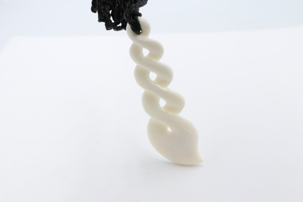 Bone Quad Twist Pendant