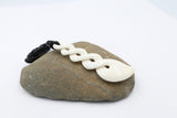 Bone Quad Twist Pendant