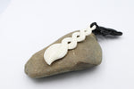 Bone Quad Twist Pendant