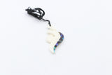 Bone Double Twist Pendant.
