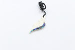 Bone Double Twist Pendant.